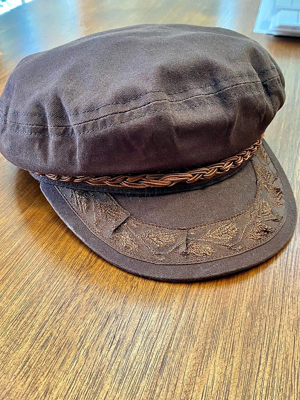 Brixton Brood Newsboy Cap Brown Medium